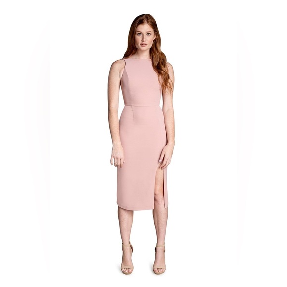 NWT Dress the Population Mackenna Sleeveless Midi Dress in Blush Pink Size XXL - Picture 8 of 10